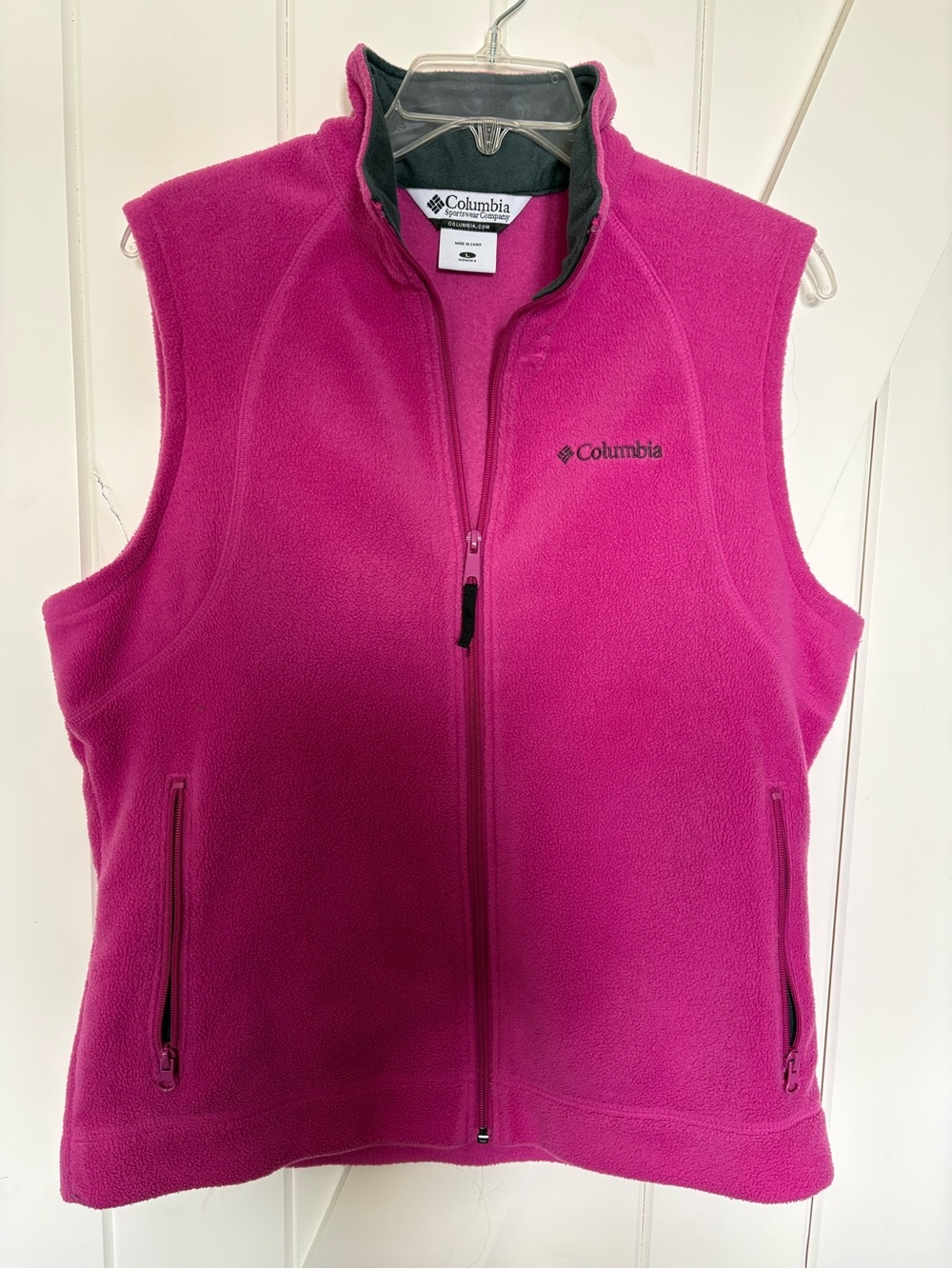 Columbia Fleece Vest - Magenta